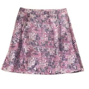 Penningtons A-Line‎ Mosaic Midi Skirt with Pockets Women’s Size 4X